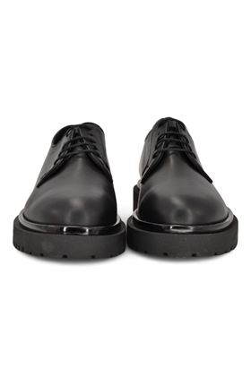 Scarpa lacci uomo in pelle colore nero. ANTICA CUOIERIA | 23076-NERO